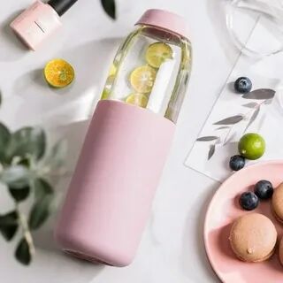 Xiaomi Jordan Judy Fruit Tea Cup 560 ml. (Pink) - 4