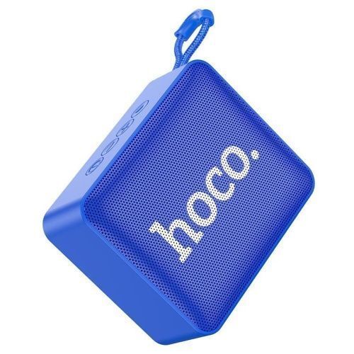 Колонка Hoco BS51 Gold Brick синий - 5