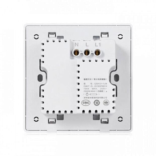 Умный выключатель Aqara Smart Light Switch ZigBee одинарный без нулевой линии QBKG21LM : характеристики и инструкции - 3