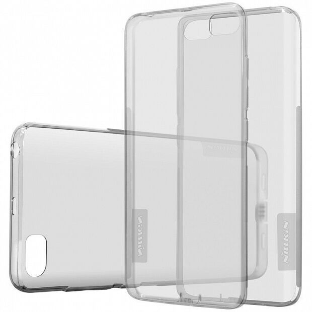 Чехол для Xiaomi Mi5 Nillkin TPU Case (Gray/Серый-Прозрачный) 