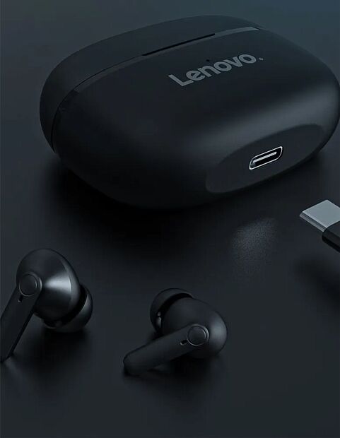 Беспроводные наушники Lenovo HT05 True Wireless Earbuds (Black) - 3
