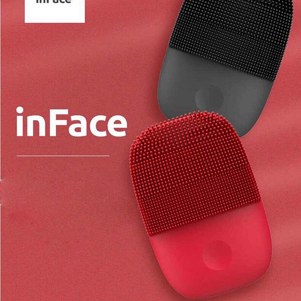 Косметологический инструмент для ультразвуковой чистки лица inFace Electronic Sonic Beauty Facial  Upgrade (Red) - 3