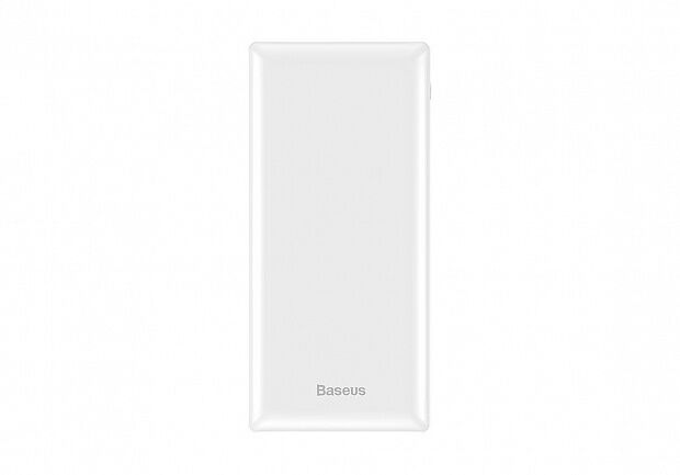 Портативный аккумулятор BASEUS Mini JA X30, 3A, 30000 мА⋅ч, белый, быстрая зарядка, индикатор - 1