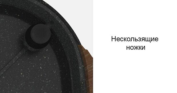 Электросковорода Qcooker Кitchen Hot Pot Multifunction CR-HG02 (Black/Черный) - 6