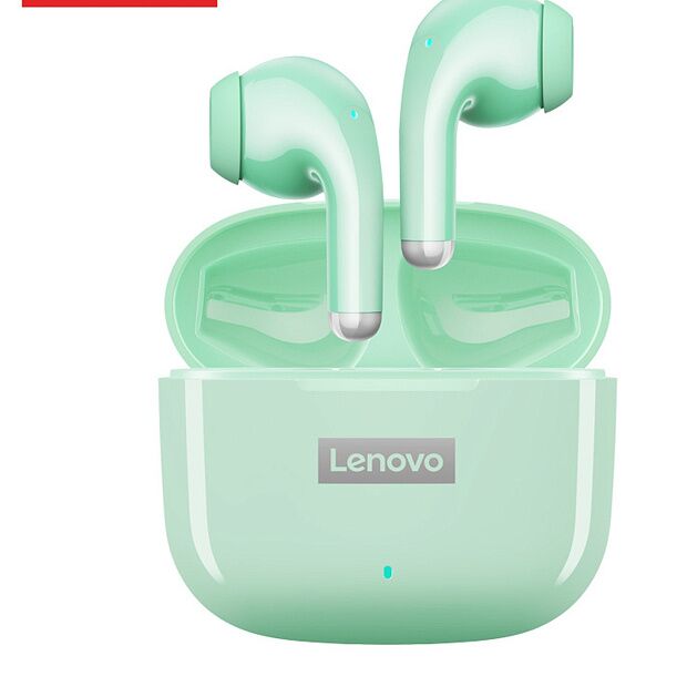 Беспроводные наушники Lenovo P40 pro Bluetooth 5.1 зеленый - 3