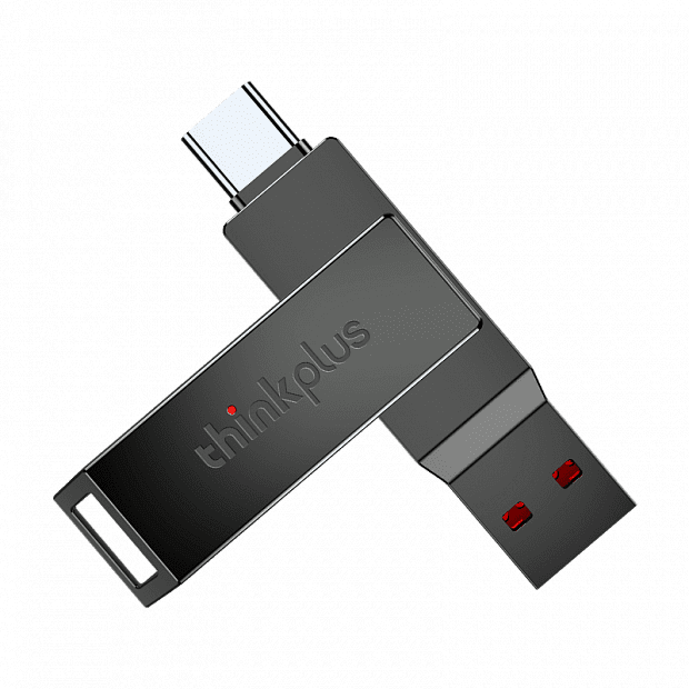 Флешка Thinkplus Type-C Metal U Disk 128GB (Black/Черный) 