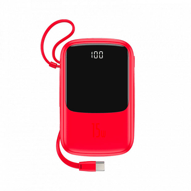 Внешний аккумулятор Baseus Q Digital Power Bank With Digital Display 5800mAh (Red/Красный) 