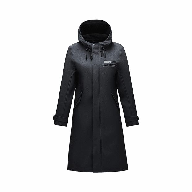 Женский плащ Pelliot Long Warm Shell Jacket Women (Black/Черный) 