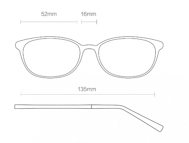 Компьютерные очки ANDZ Smart Manufacturing Ultra-Light Colorful Glasses 40% (Black/Черный) - 2